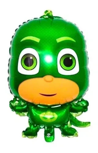 globo mylar 24" suelto (qt) heroe en pijama verde