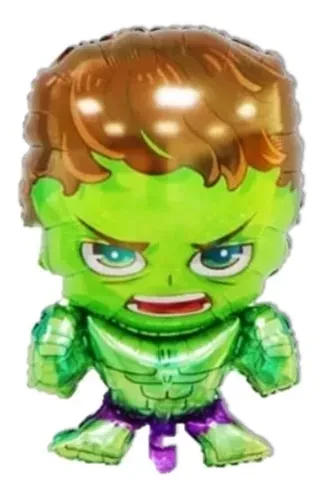 globo mylar 24" suelto (qt) hulk