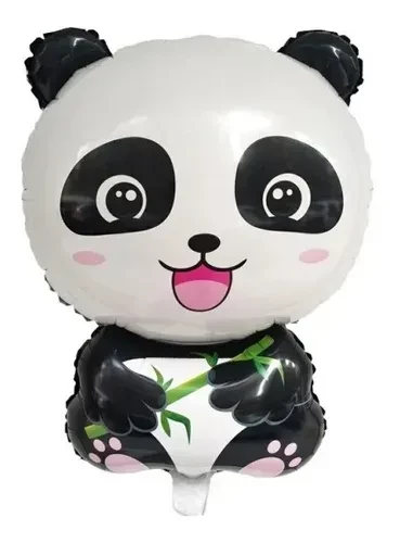 globo mylar 34" suelto (qt) oso panda