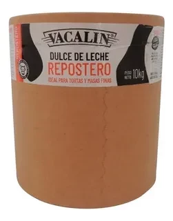 dulce de leche repostero x 10kg carton - vacalin (plat)