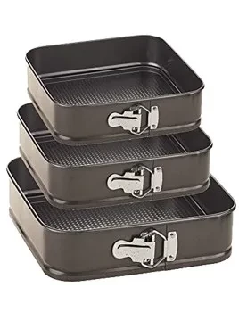 set 3 moldes cuadrados 24 26 28 cm - han-13 (lowcost)