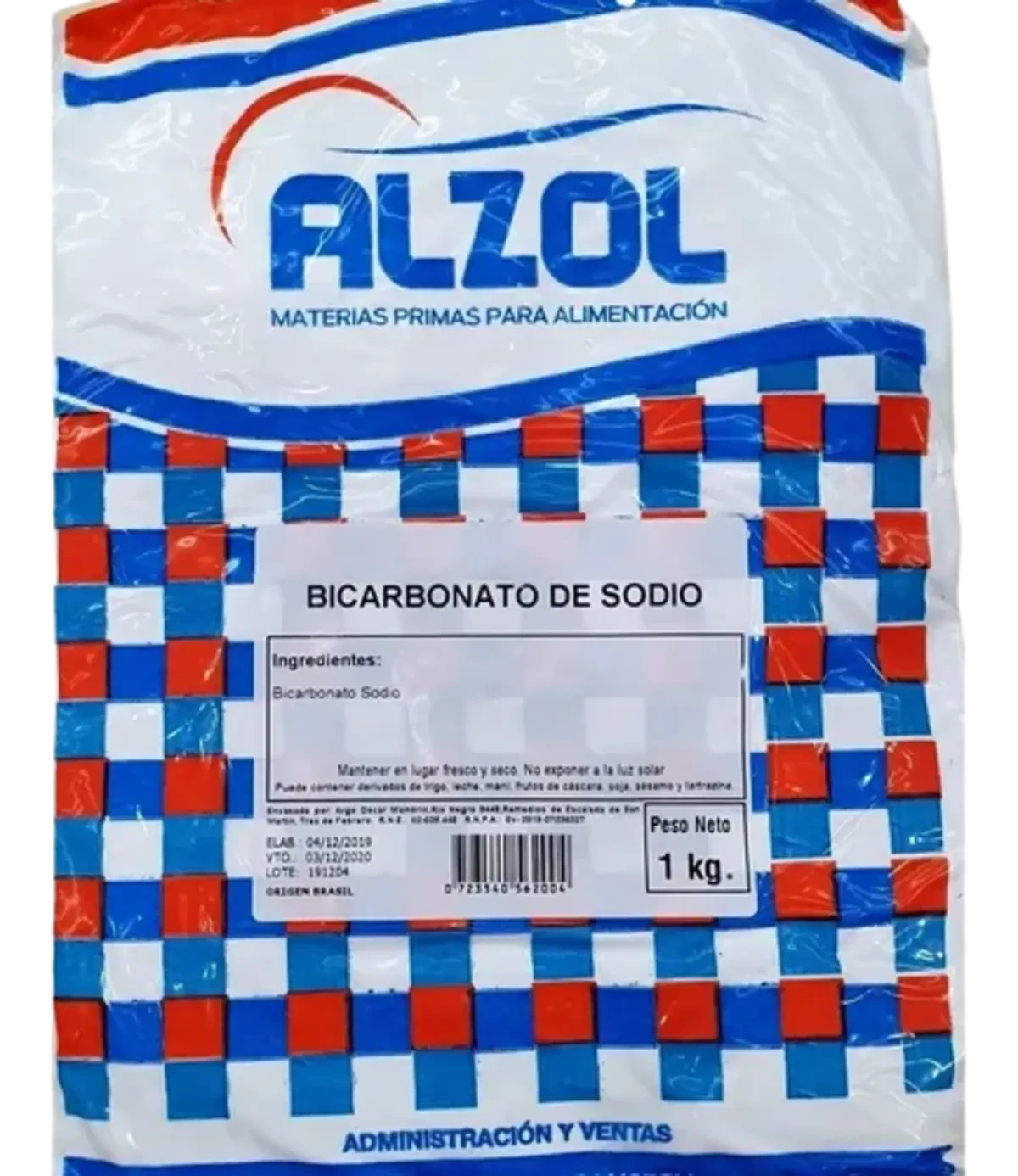 bicarbonato de sodio alzol x1 kg (calb)