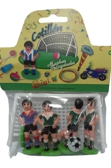 jugadores (5), arco y pelotita (chipi) ferro