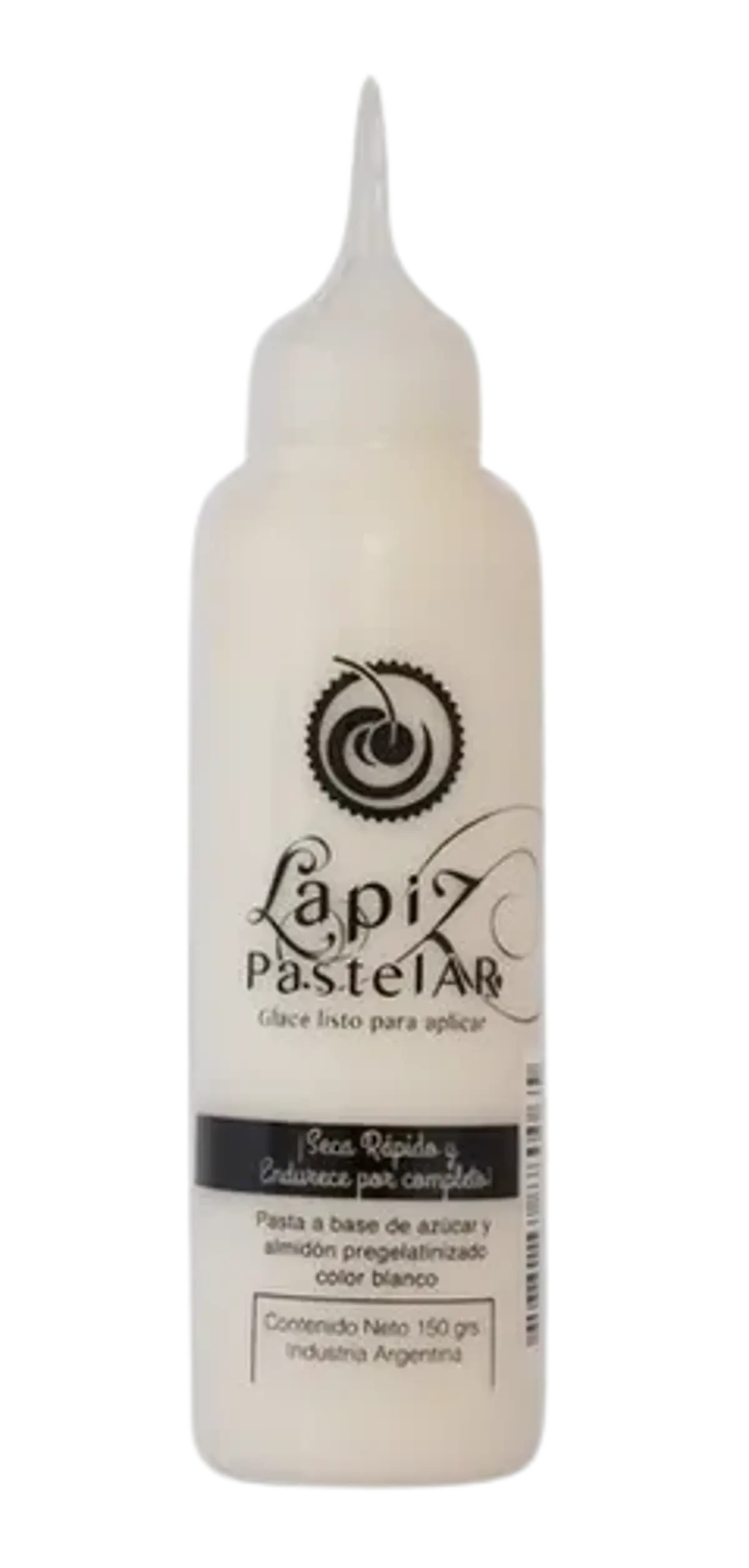 lapiz glace real listo 130grs pastelar pack x4 blanco