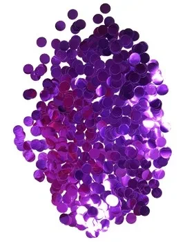 confetti metalizado grande 1 5 cm diametro x 20gr violeta - 1734-3 (lowcost) 