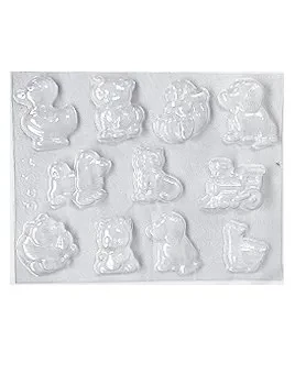 molde acetato 13x16 cm 383 a animalitos x 10u - 383-a (lowcost)