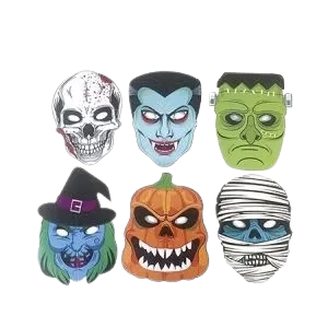 antifaz monsters surtido x 6 unidades (rr)