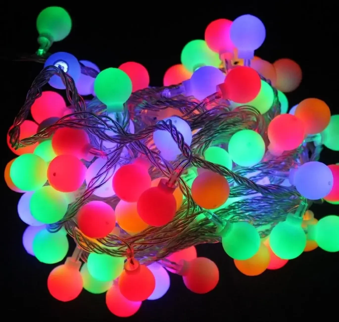 luces pelotita con enchufe multicolor (qt-ow)  