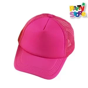 gorro trucker rosa neon (rr)