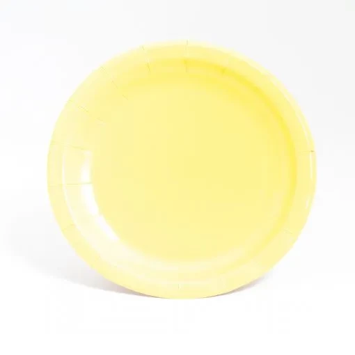 plato pastel amarillo (gold)