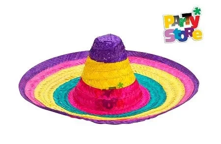 gorro mexicano bandas multicolor (rr)