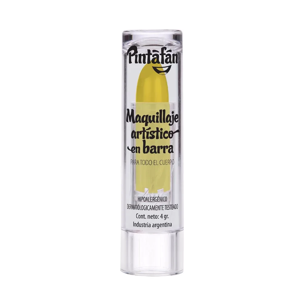 maquillaje en barrar brillante x4grs (pntf) amarillo