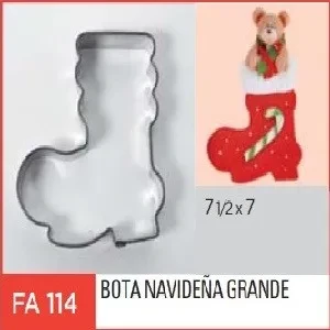 cortante navideno bota grande x1 fa114 flogus (calb)