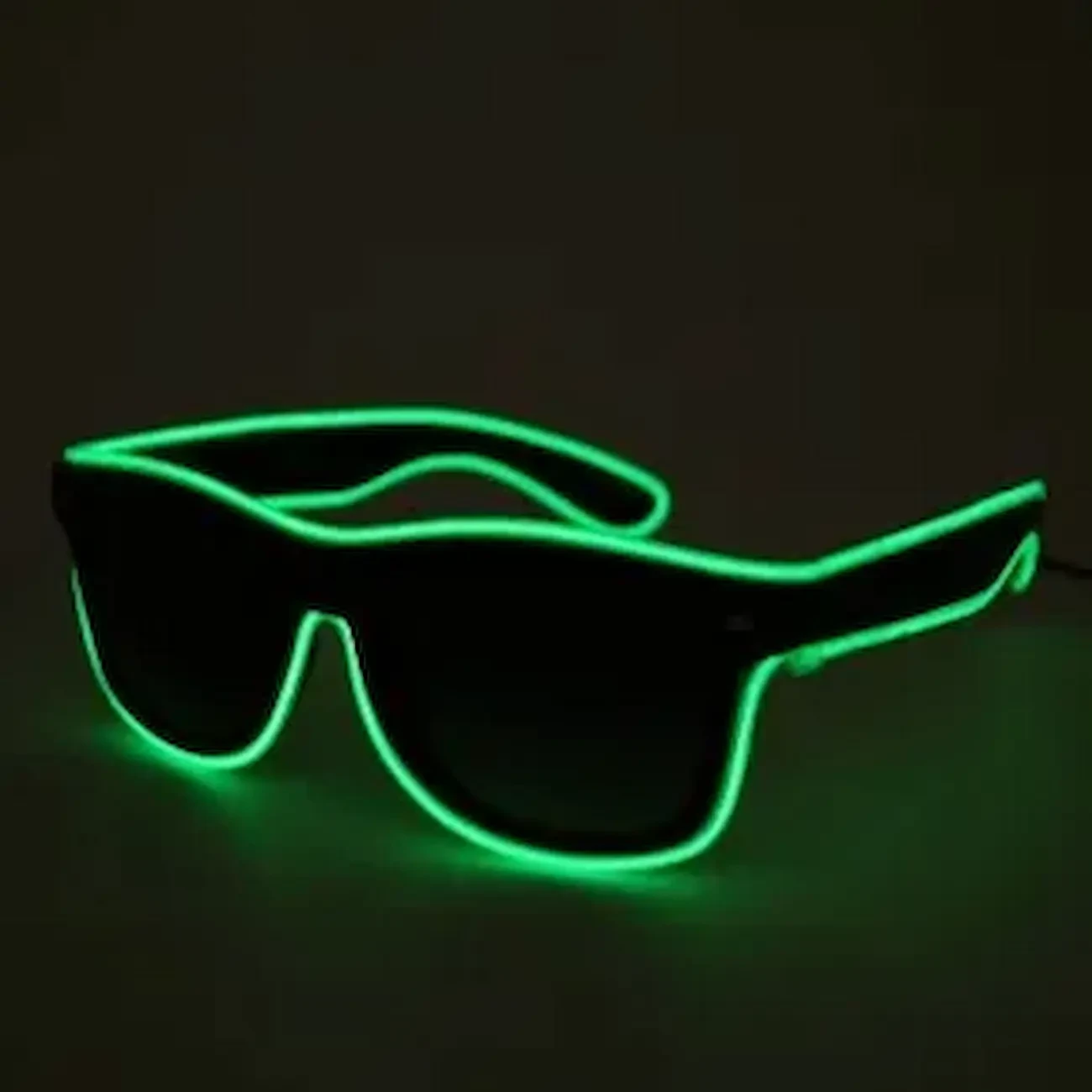 antejo lente risky neon led (qt-ya) verde