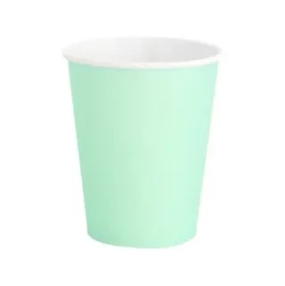 vaso colores lisos pastel x8u (cmv)