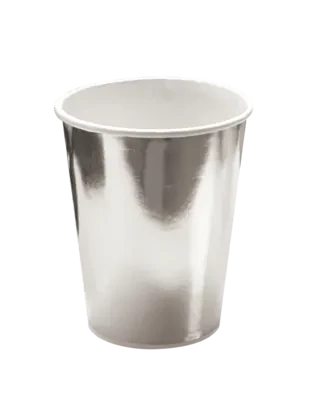 vaso glam metalizado plata / oro x8u (cmv)