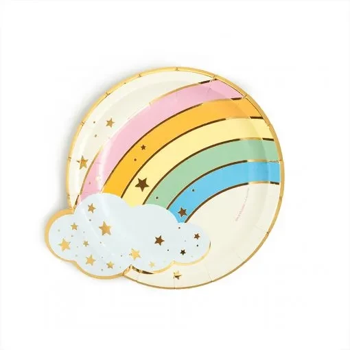 plato arco iris (gold) 