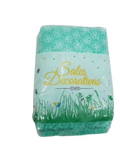 sales perfumadas verde esmeralda (pino) x1kg (calb)