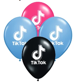 globo deco 12" x50u (globo-deco) tik tok