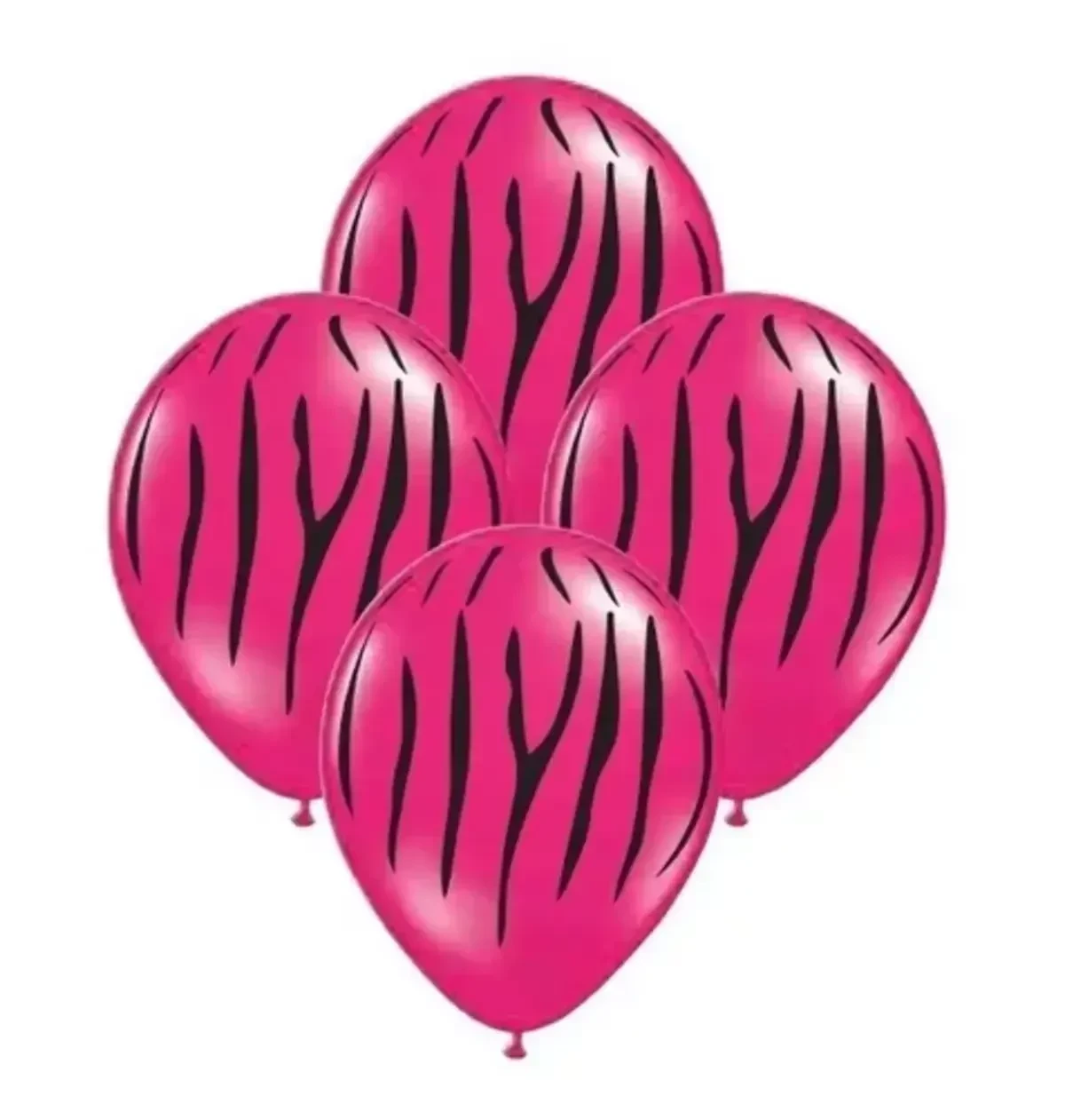 globo deco 12" x50u (globo-deco) animalprint cebra fucsia