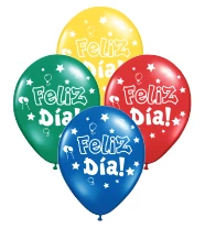 globo deco 12" x50u (globo-deco) feliz dia