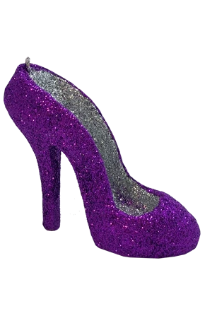 zapato vela violeta