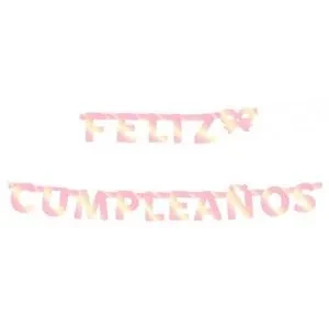 banner feliz cumpleanos iridiscente 160 cm (rr)