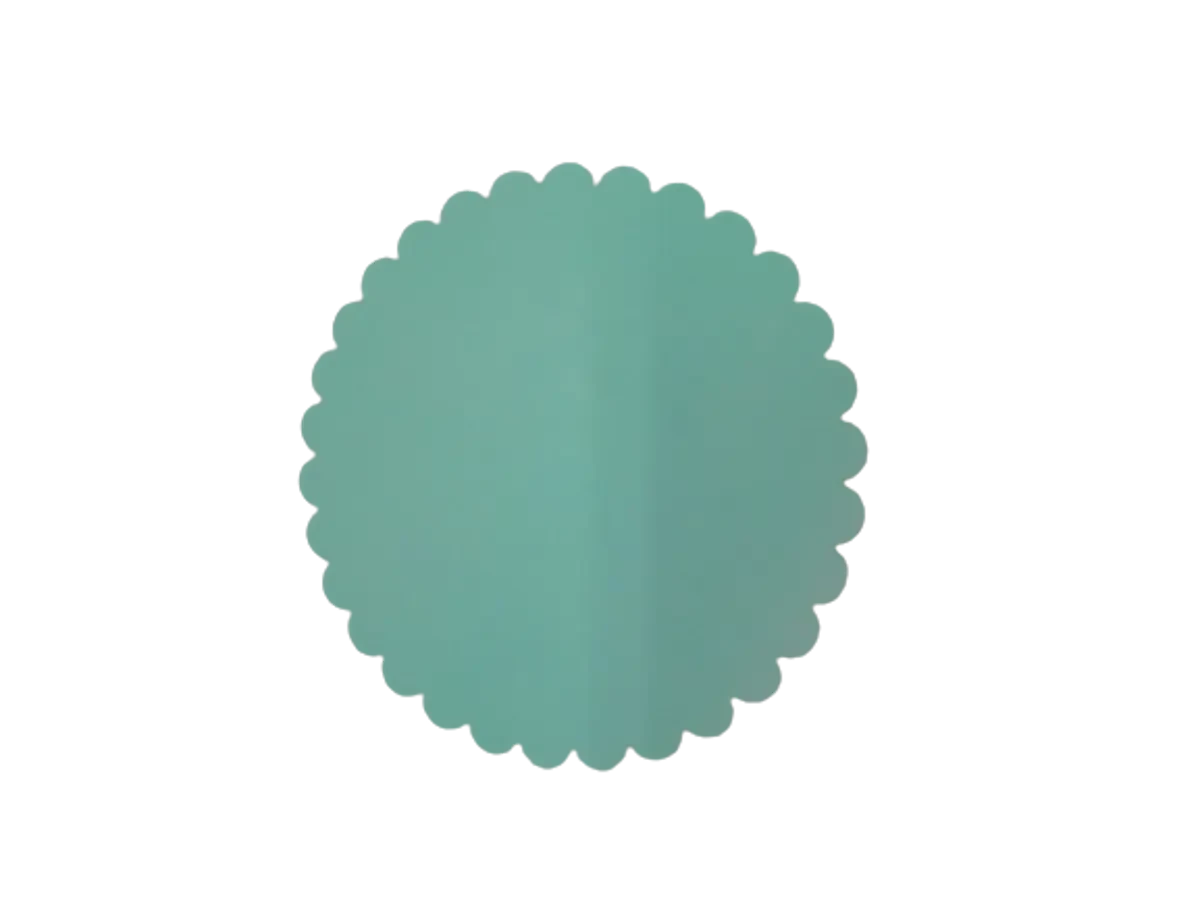 plato sol 20cm pack x1u (moldpack) verde pastel