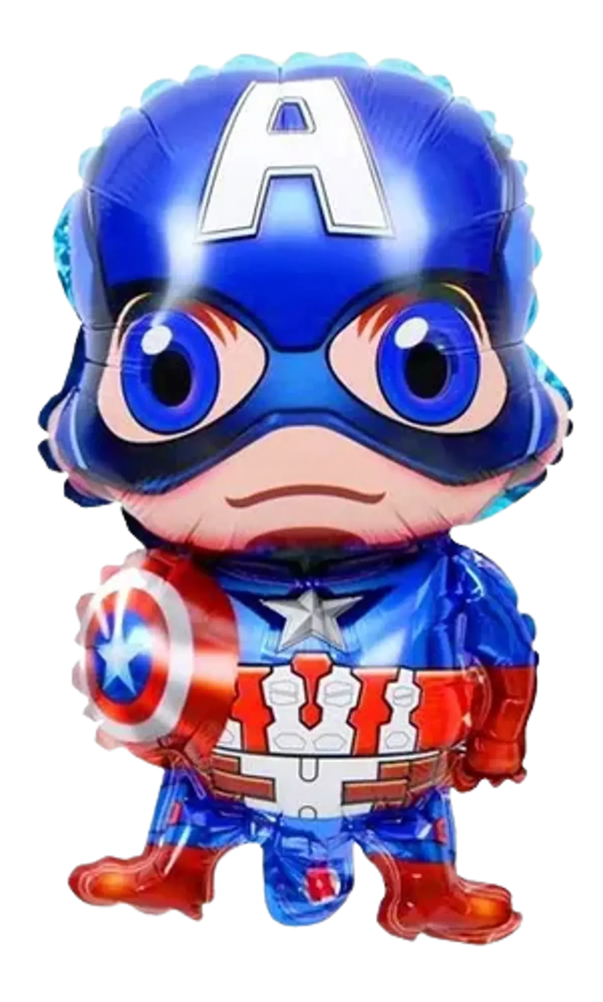 globo mylar 34" suelto (qt) capitan america