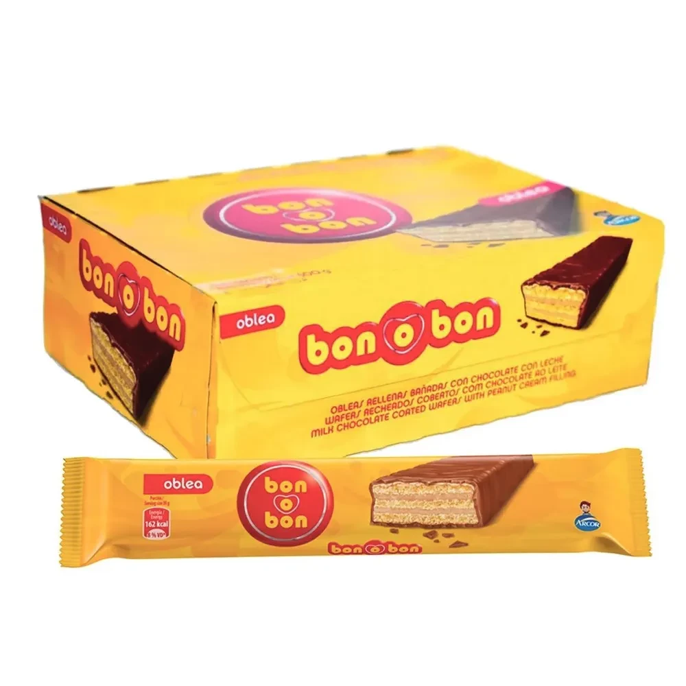 chocolatin oblea bon o bon arcor x30g (ldv) caja x20u